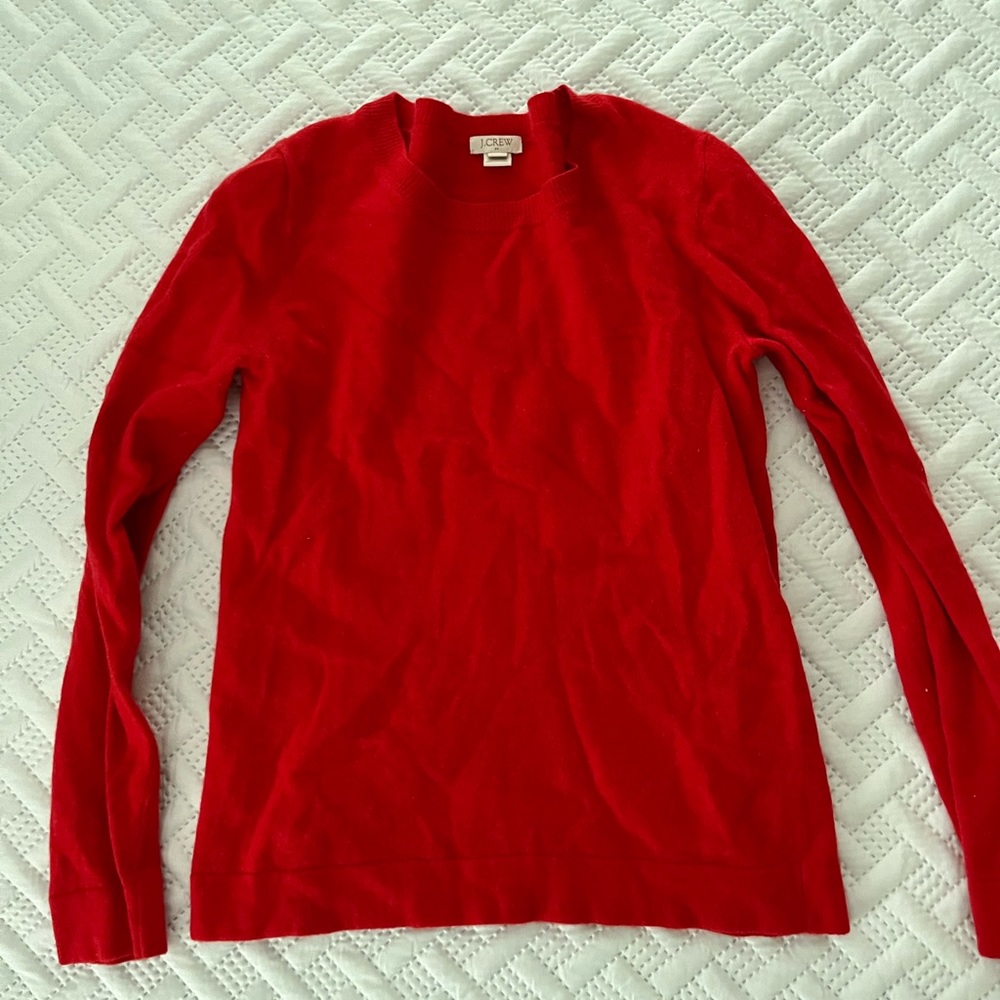 Light weight red sweater